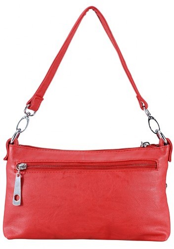 Hayden Small Studded Red Clutch