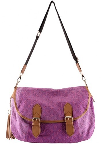Louisa Crossbody Bag Denim Pink
