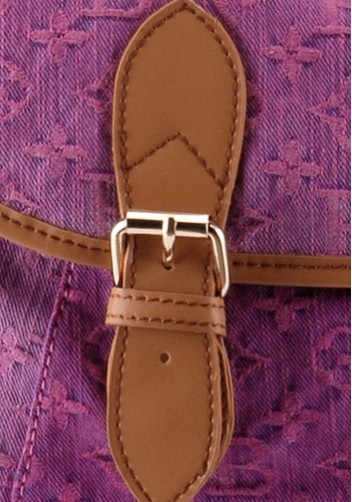 Louisa Crossbody Bag Denim Pink