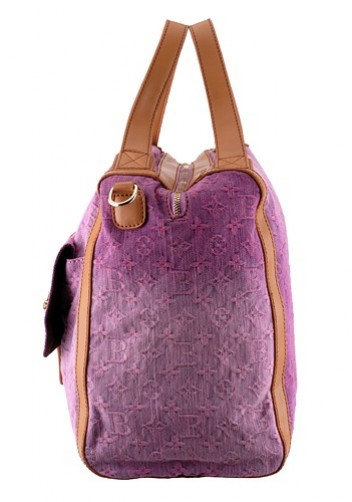 Louisa Satchel Denim Pink