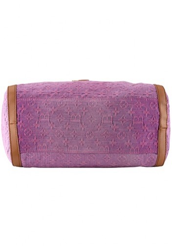 Louisa Satchel Denim Pink