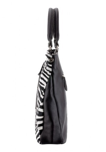 Runway Show Zebra Black White Tote