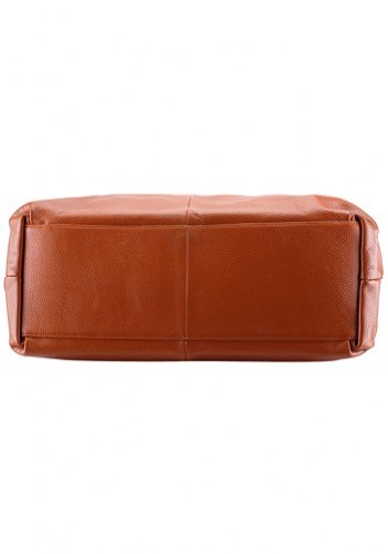 As Seen In Magazines Leather Hobo Brown