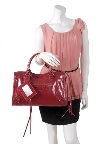 The Biker Cowhide Leather Bag Burgundy