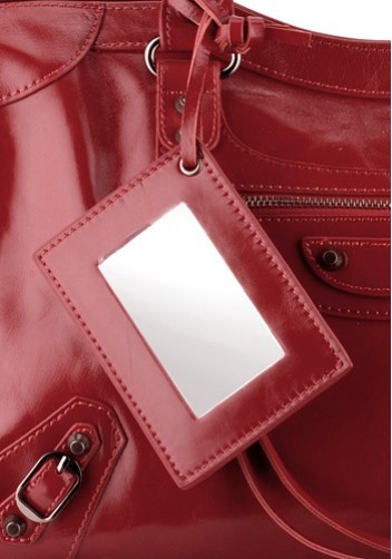 The Biker Cowhide Leather Bag Burgundy