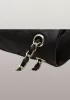 Adele Flap Bag Cowhide Leather Caviar Black