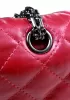 Iris Flap Bag Oil-Tanned Grain Leather Hot Pink