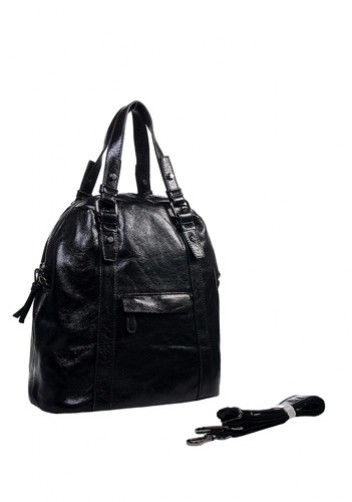 Abbey Leather Bag Black