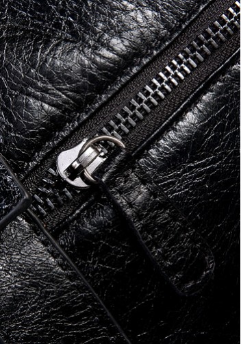Abbey Leather Bag Black