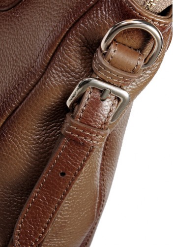 Cara Leather Tote Beige
