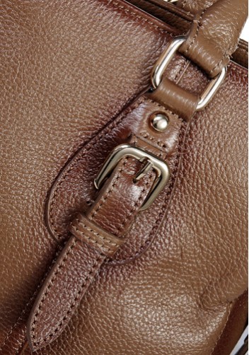 Cara Leather Tote Beige