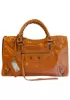 The Route 66 Trendy Cowhide Leather Bag Camel