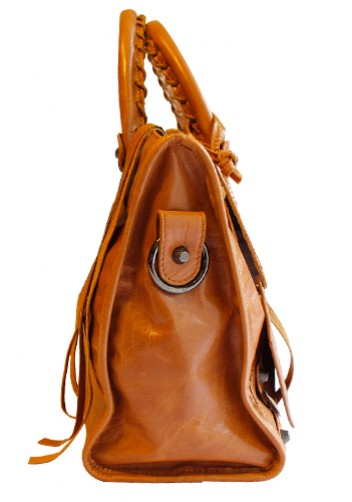 The Route 66 Trendy Cowhide Leather Bag Camel