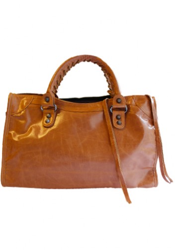 The Route 66 Trendy Cowhide Leather Bag Camel
