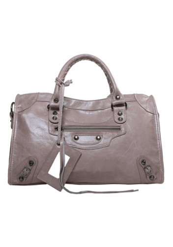 The Route 66 Trendy Cowhide Leather Bag Light Pink
