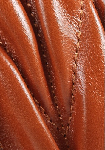 Florence Leather Zippy Organizer Light Brown