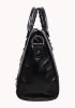 The Route 66 Trendy Cowhide Leather Bag Black