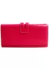 MICHAELA GRAINED LEATHER WALLET PINK