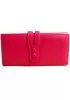MICHAELA GRAINED LEATHER WALLET PINK