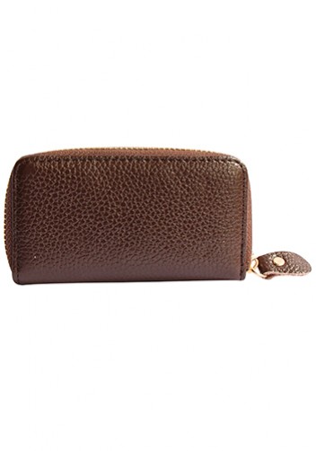 KATE 6 KEY HOLDER LEATHER POCHETTE BROWN