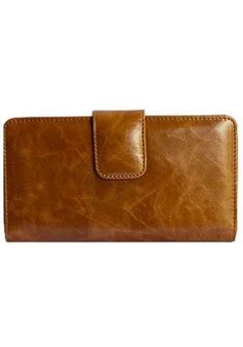 BRITANNIA LONG WALLET COWHIDE LEATHER TAN