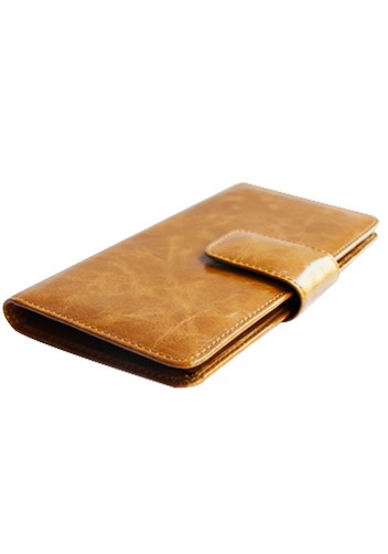 BRITANNIA LONG WALLET COWHIDE LEATHER TAN