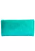 SCARLET STUDDED LONG WALLET LEATHER TURQUOISE