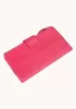 Wanna Wallet In Cowhide Leather Hot Pink