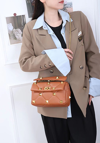 Super Three Pockets Purse Croc Effect Leather Light Blue