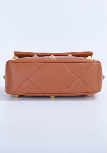 Super Three Pockets Purse Croc Effect Leather Light Blue