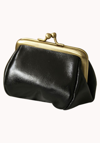 Vintage Frame Coin Purse Black