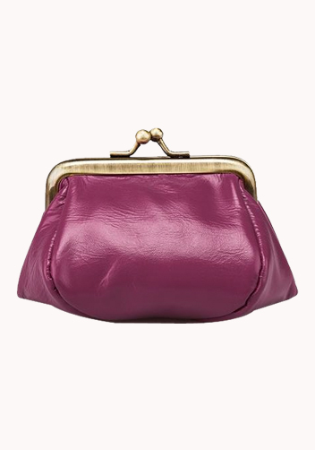 Vintage Frame Coin Purse Purple