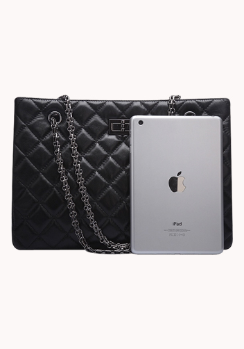 Lucia Tote Lambskin Black
