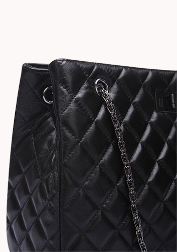 Lucia Tote Lambskin Black