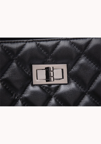 Lucia Tote Lambskin Black