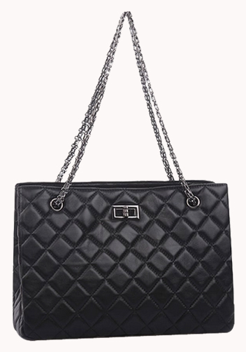 Lucia Tote Lambskin Black