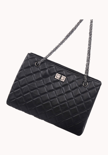 Lucia Tote Lambskin Black