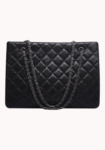 Lucia Tote Lambskin Black
