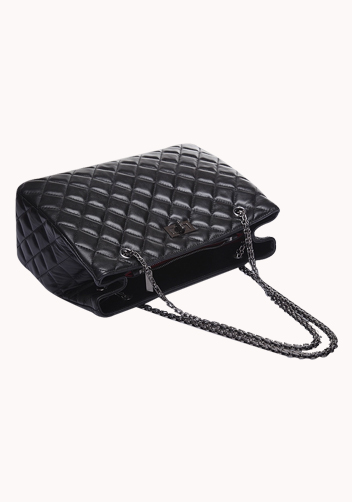 Lucia Tote Lambskin Black