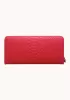 The Coralie Wallet Croc Leather Red