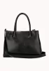 The Timeless Leather Tote Black