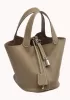 Theresa Leather Bag Grey