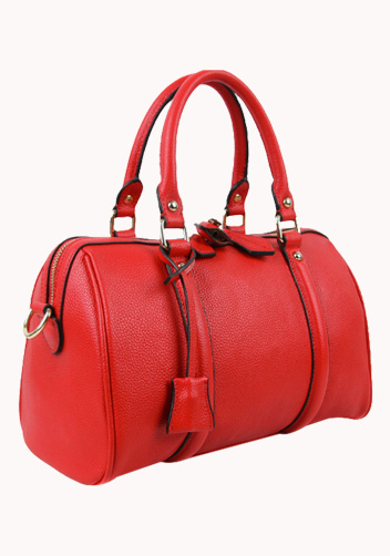 Erica Leather Bag Red