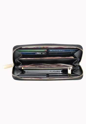 Joslyn Zip Wallet Black
