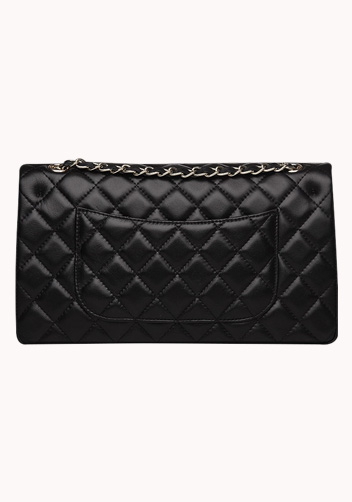 Adele Flap Bag Lambskin With Gold Hardware Black