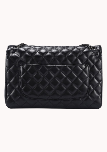 Adele Flap Bag Faux Leather Black