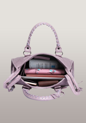 The Route 66 Faux Leather Medium Bag Purple