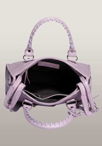 The Route 66 Faux Leather Medium Bag Purple