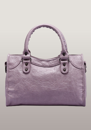 The Route 66 Faux Leather Medium Bag Purple