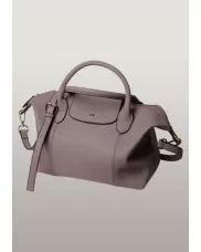 Rachele Leather Medium Bag Purple